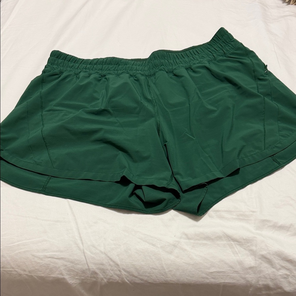Lululemon Track That 5 Women’s Dark Green Athletic Shorts